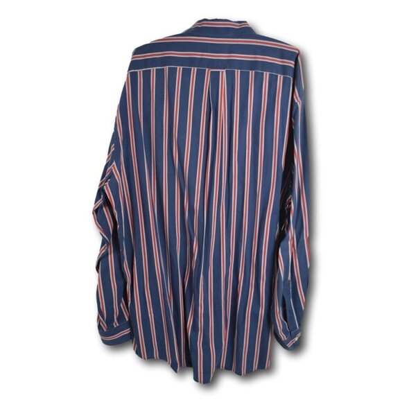 Mens Faconnable Striped Button Down Shirt Size: XL - Picture 2 of 2